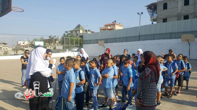  كفرقاسم- فيديو: البداية الصحيحة هي عنوان النجاح .. مدرسه جنة ابن رشد تستقبل طلابها بمراحل مدروسة وتودع حجاجها